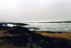 La baie de St-Anthony, prise par les glaces